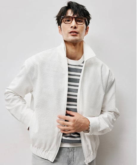 striped round neck t-shirt /2color　SH2455