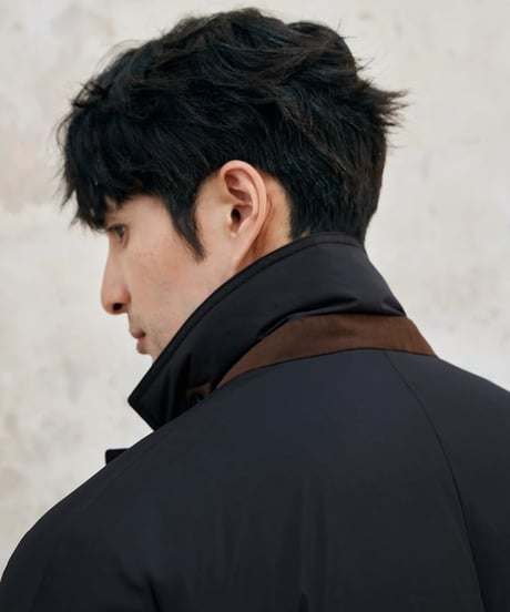white goose long down jacket　SH2409