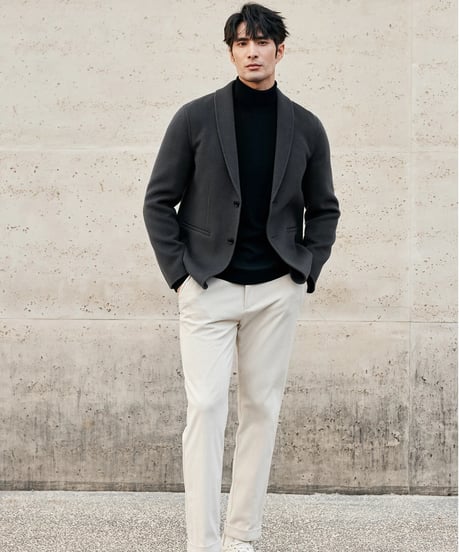 cashmere wool casual suit jacket　SH2381