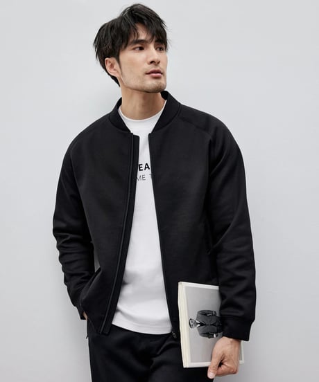 zipper knit jacket /2color　SH2150