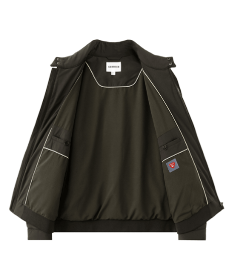 cotton stand-up collar jacket /2color　SH2582
