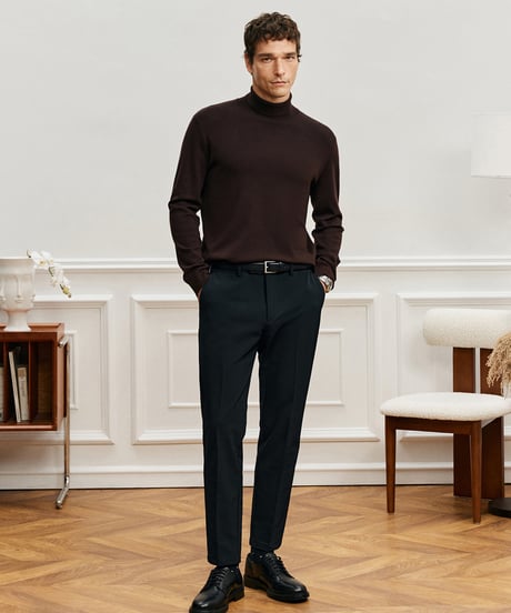 long pants slim straight casual /2color　SH2577
