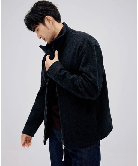 stand collar wool jacket /2color　SH2158