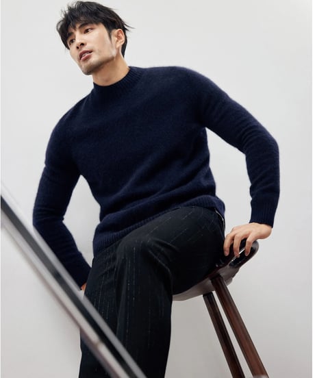 cashmere sweater /6color　SH2176