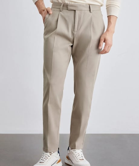 cotton single pleat casual pants　SH2299