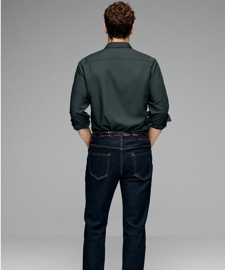 business casual shirt modal /4color　SH2661
