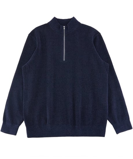 chenille stand-up collar sweater /2color　SH2396