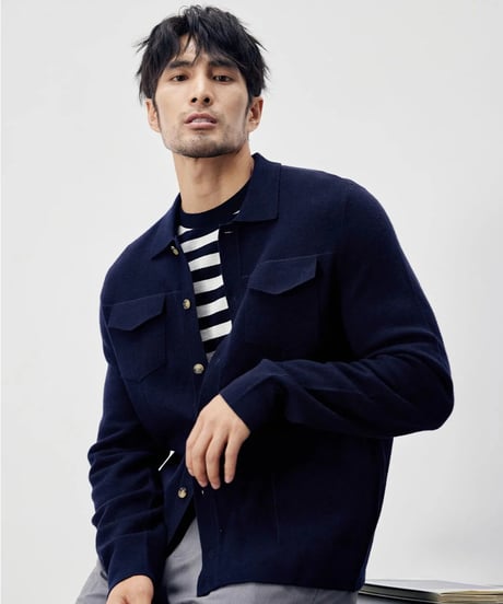 jacket knit cardigan /2color　SH2283