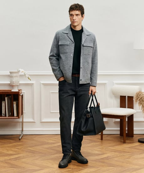 jacket coat knit wool　SH2685