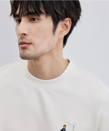 modal cotton round neck shirt /3color　SH2315