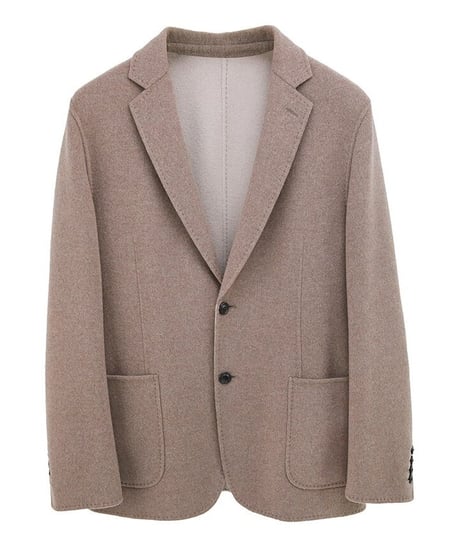 camel wool handmade casual jacket　SH2340