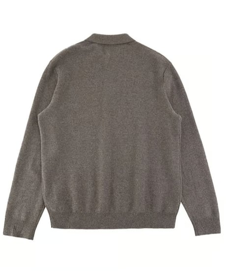 Cashmere wool lapel sweater /2color　SH2388