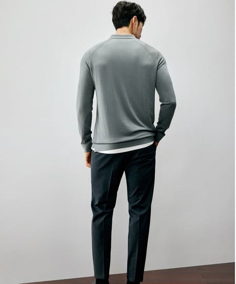 wool raglan sleeve sweater /2color　SH2268