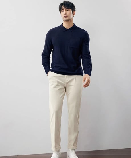 sweater wool slim fit /2color　SH2232
