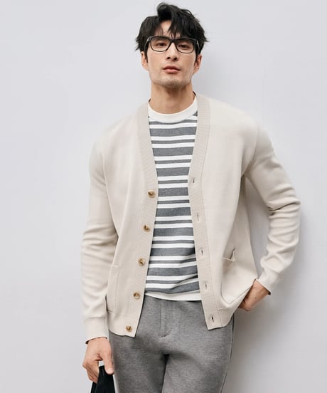 striped round neck t-shirt /2color　SH2455