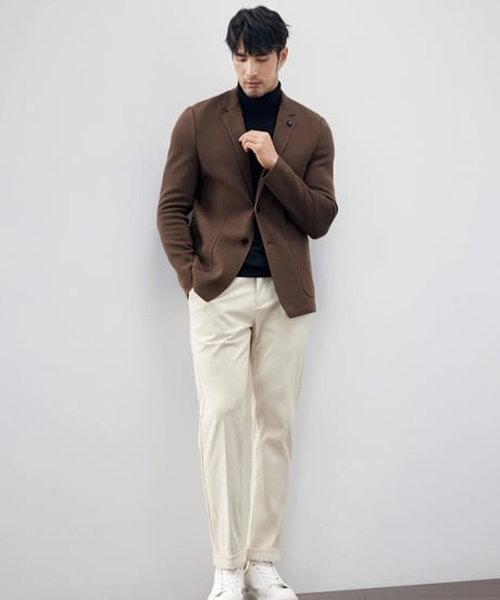 slim wool knit jacket /2color　SH2260