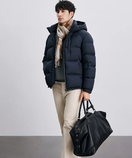 white goose short down jacket　SH2429