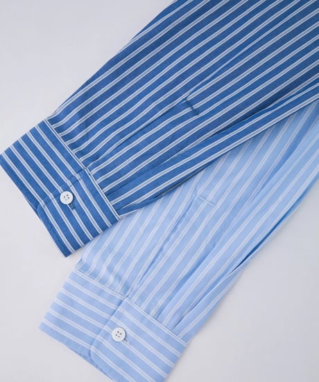 stripe long sleeve shirt /2color　SH2304