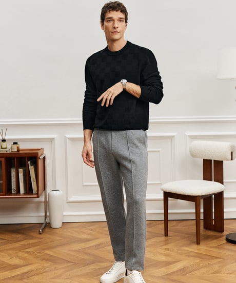 wool knit casual pants　SH2690
