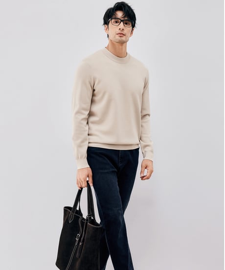 half turtleneck sweater /4color　SH2656