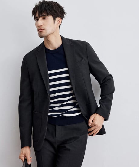 wool casual suit jacket /2color　SH2292