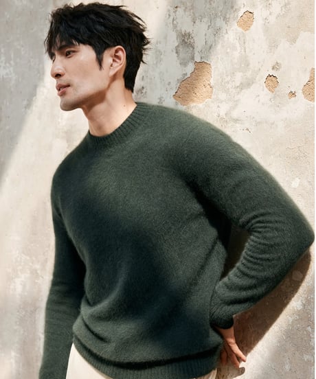 turtleneck sweater raccoon 100% /3color　SH2391