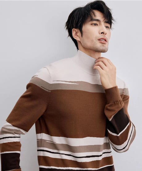 turtleneck sweater wool 100％　SH2317