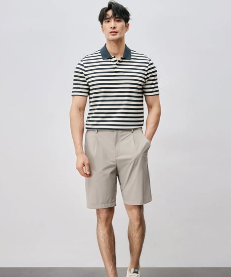 single pleat cool shorts /2color　SH2475