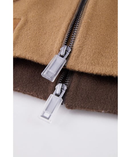 wool stand collar jacket /2color　SH2218