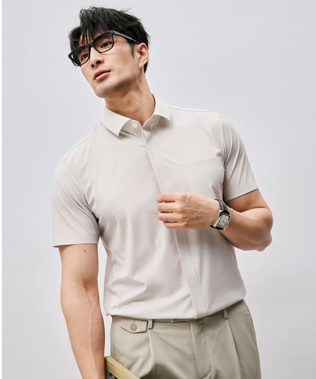 Ice silk cool shirt /2color　SH2543
