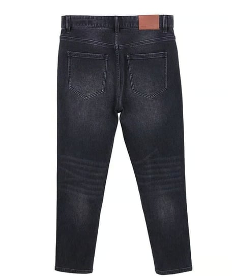 black gray wash stretch jeans　SH2312