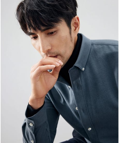stretch shirt /2color　SH2262