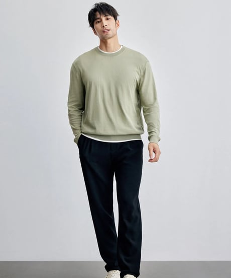 silk cotton sweater /3color　SH2129