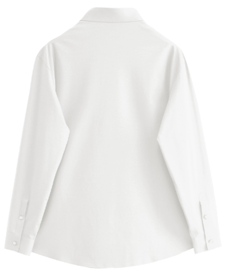 high stretch cotton shirt /2color　SH2668