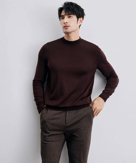 turtleneck sweater wool 100％ /3color　SH2310