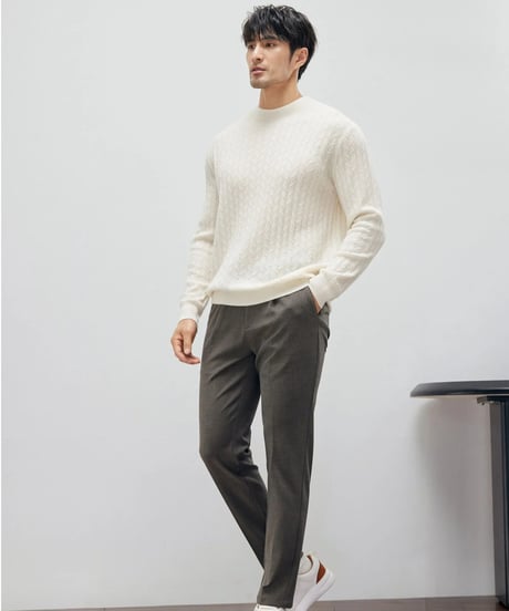 cashmere high neck sweater /2color　SH2178