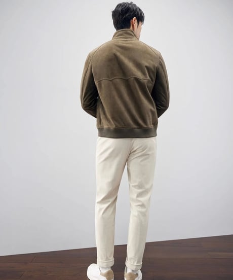 Harrington jacket sheepskin leather /2color　SH2254