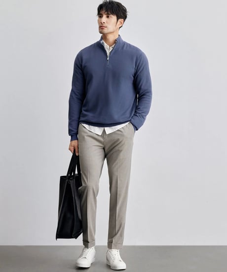 half zip sweater /2color　SH2128