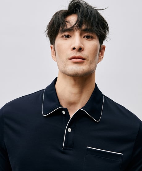 supima cotton polo shirt /2color　SH2545