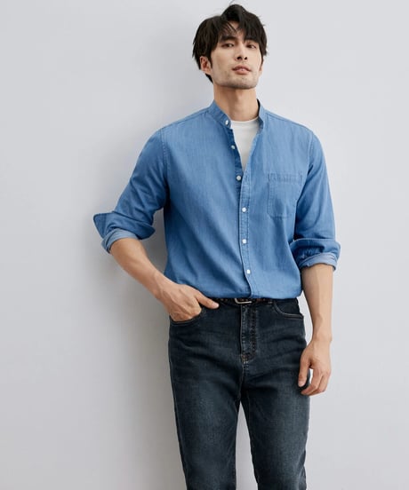 cotton denim shirt　SH2019