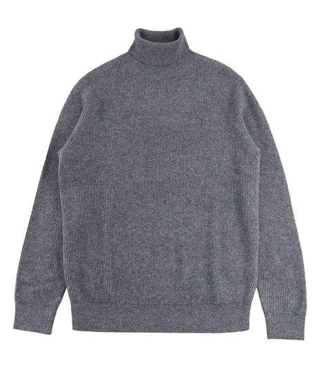 yak slim high neck sweater /2color　SH2214