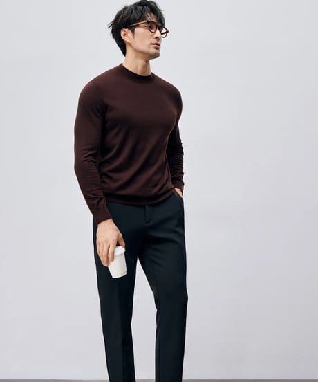 turtleneck sweater wool 100% /3color　SH2428