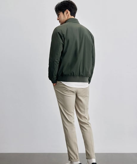 stand collar jacket /2color　SH2139