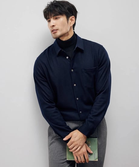 wool knit shirt　SH2217
