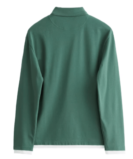 fake two piece polo shirt /2color　SH2660