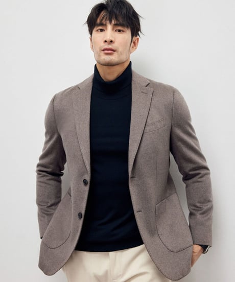 cashmere slim suit jacket　SH2180
