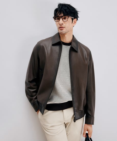 sheep leather jacket /2color　SH2677