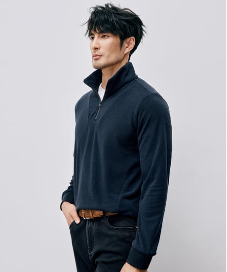 half-zip sweatshirt /2color　SH2585