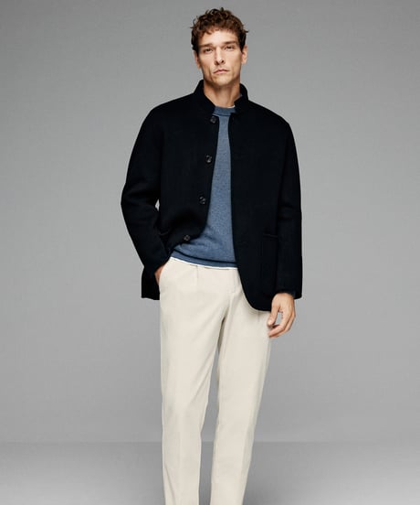 crew neck sweater cashmere 100% /2color　SH2623