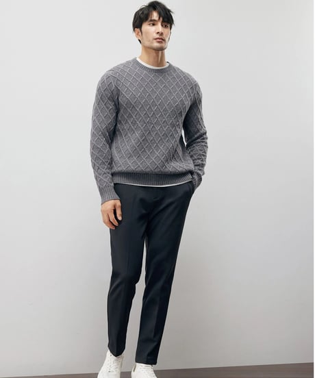 warm slim casual pants /2color　SH2209